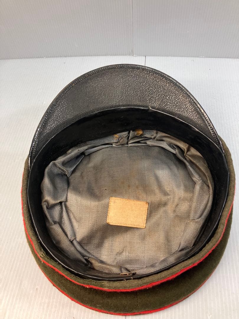 旧日本陸軍 将校用 軍帽 制帽 当時物風 コレクション品