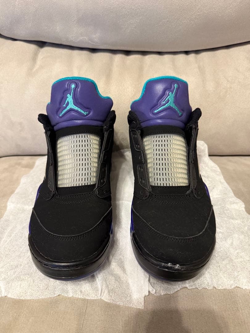Air Jordan 5 ゴルフシューズ ブラック/ターコイズ