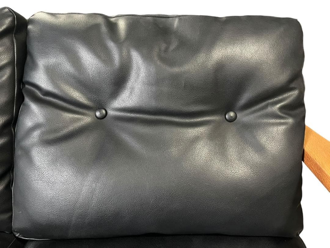 ◇マルニ60 maruni60 オーク フレームチェア 肘掛け有　2掛けソファ