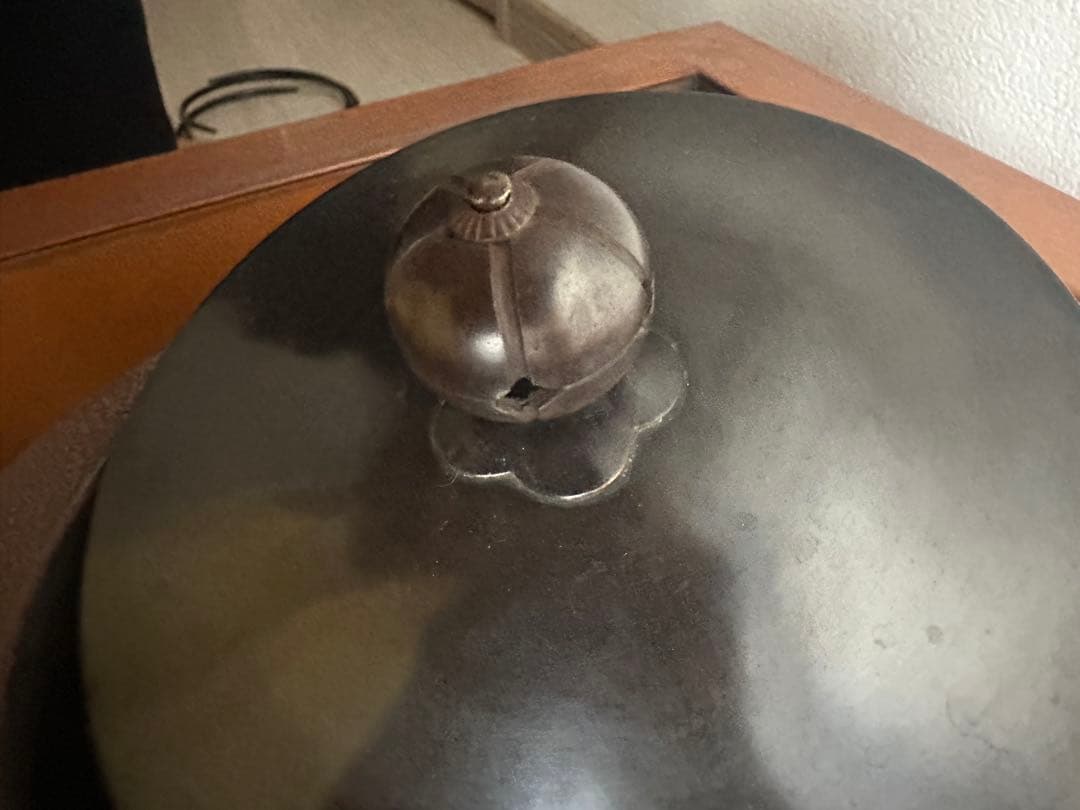 【茶道具】　釜　【菊地 】浄清(造)