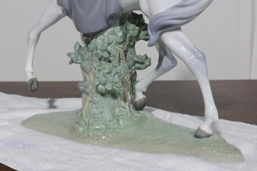 な*ん様 LLADROリヤドロ★白い馬の少女★20万★