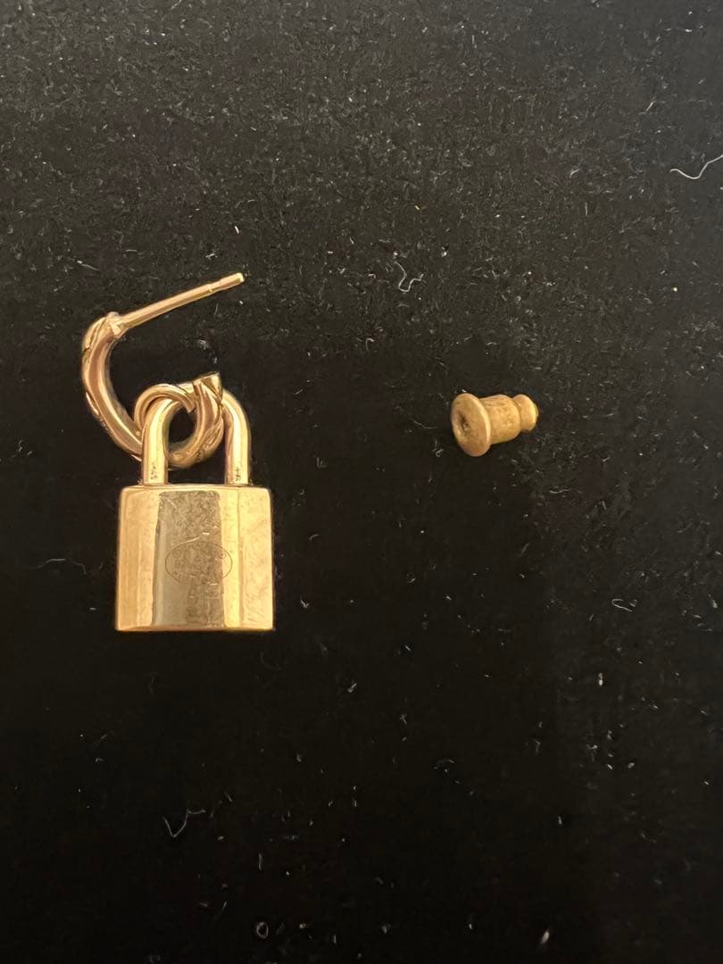 シャネル CHANEL ピアス ココマーク ゴールド 南京錠