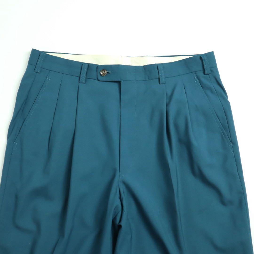 Vintage 80s 90s JUNMEN ダブル セットアップ ピンズ 水色