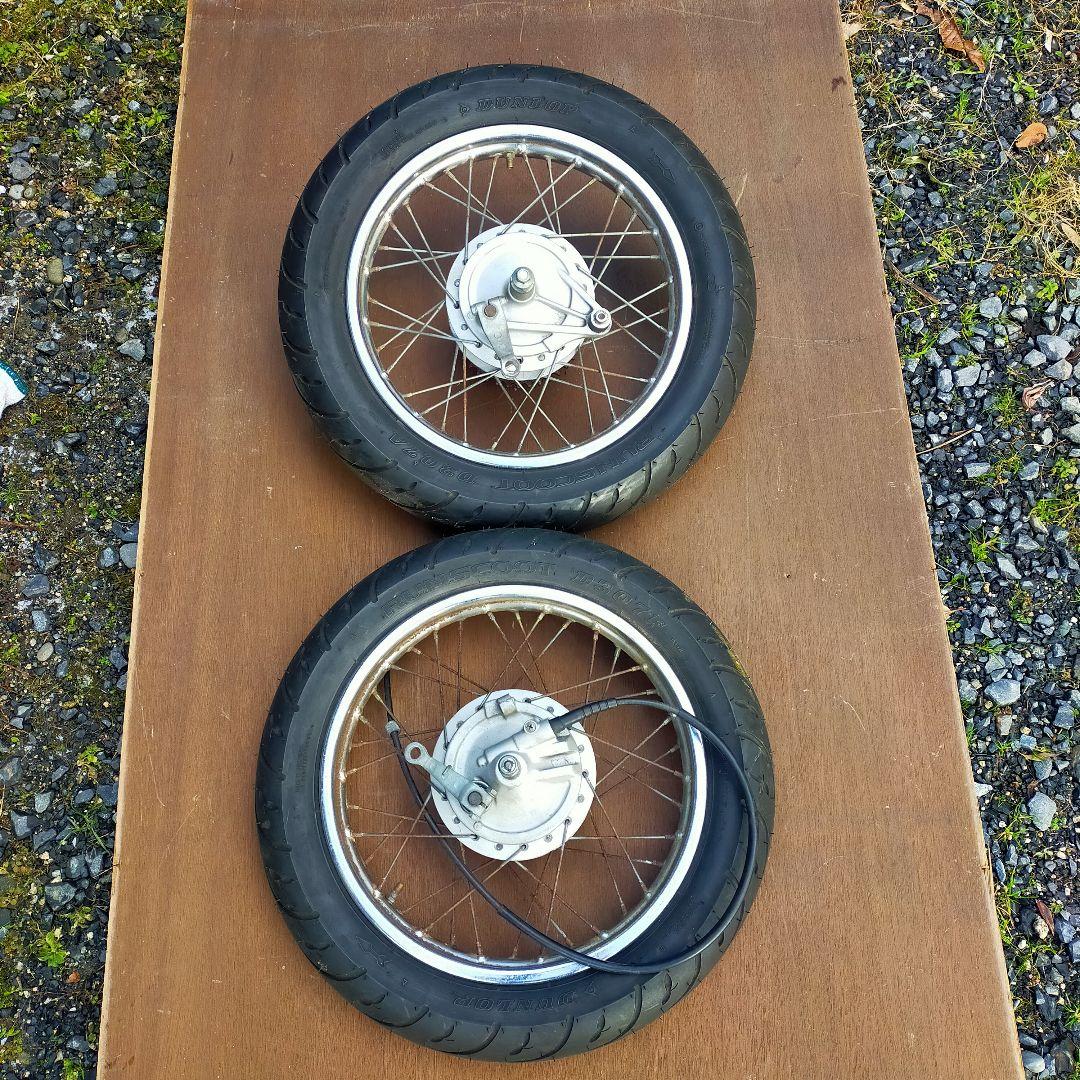 AA-01リトルカブ前後ホイール新品タイヤ付