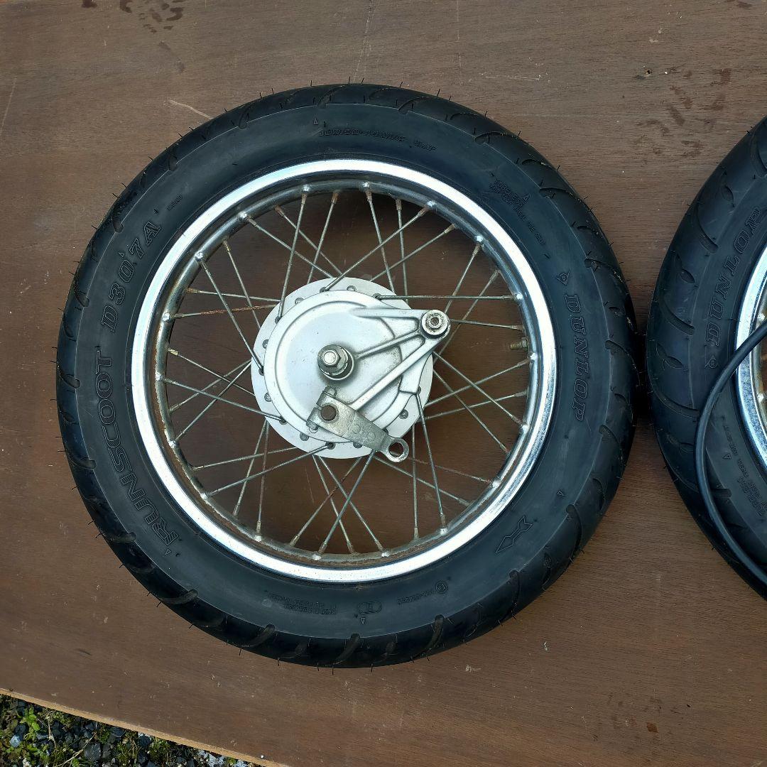 AA-01リトルカブ前後ホイール新品タイヤ付