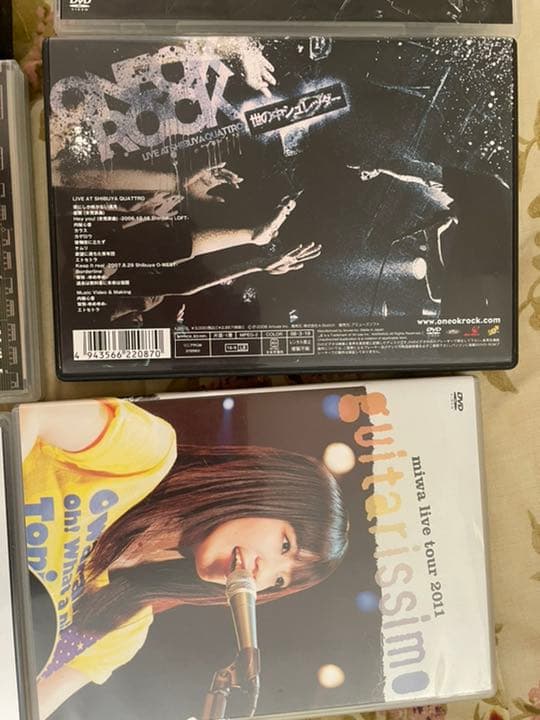 DVDセッ(絢香、EXILE、ワンオクロックN、Dragon Ash、miwa)