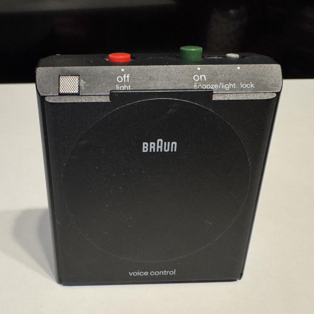 希少★ BRAUN ブラウン トラベルクロック AB314vsl 時計 ブラック