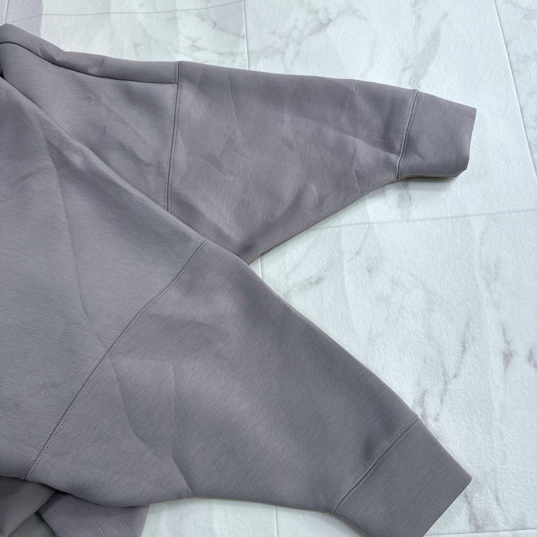 ウィム ガゼット ダンボールプルオーバー 着丈長め　グレージュ