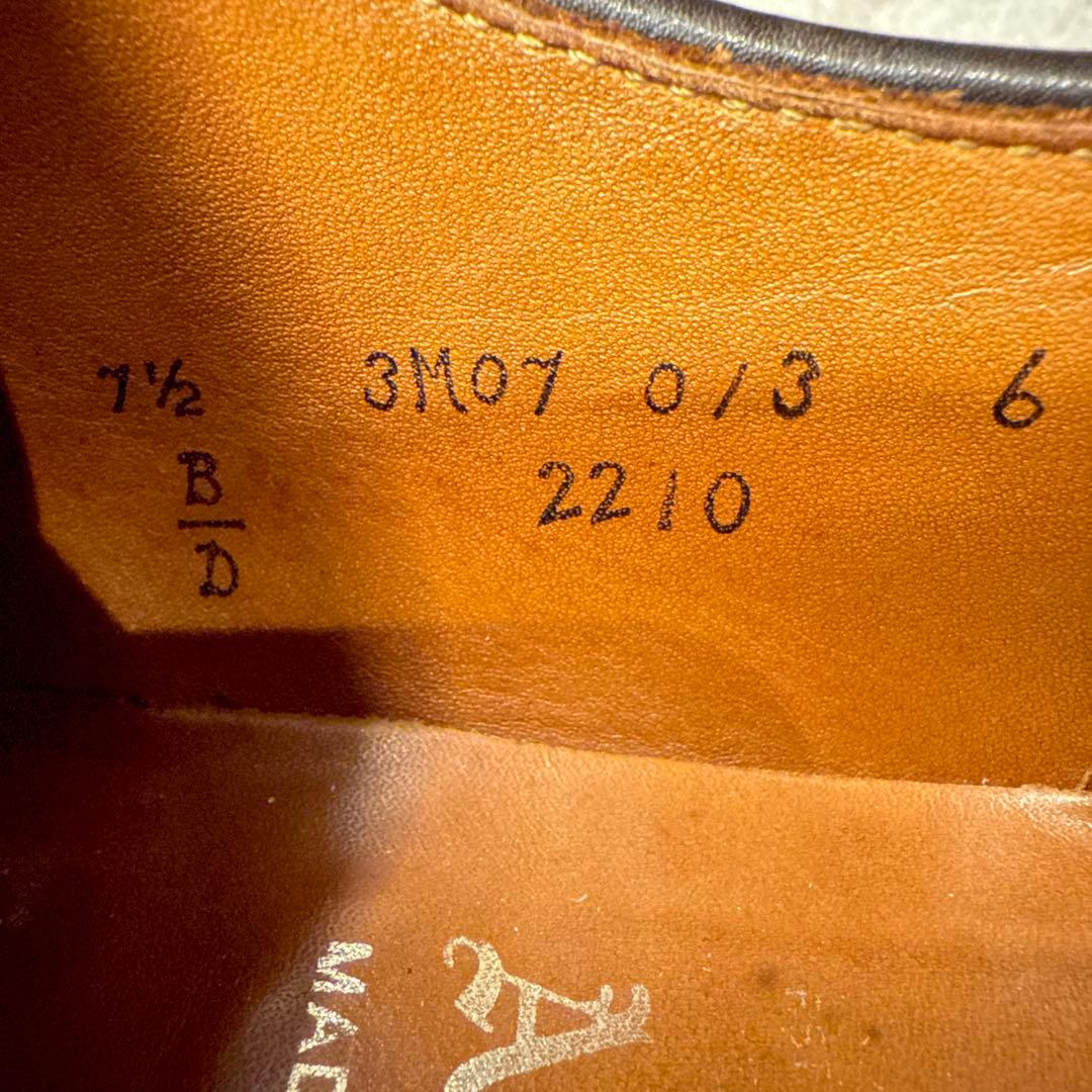 【美品】ALDEN コードバン バーガンディ Uチップ 2210 シューツリー付