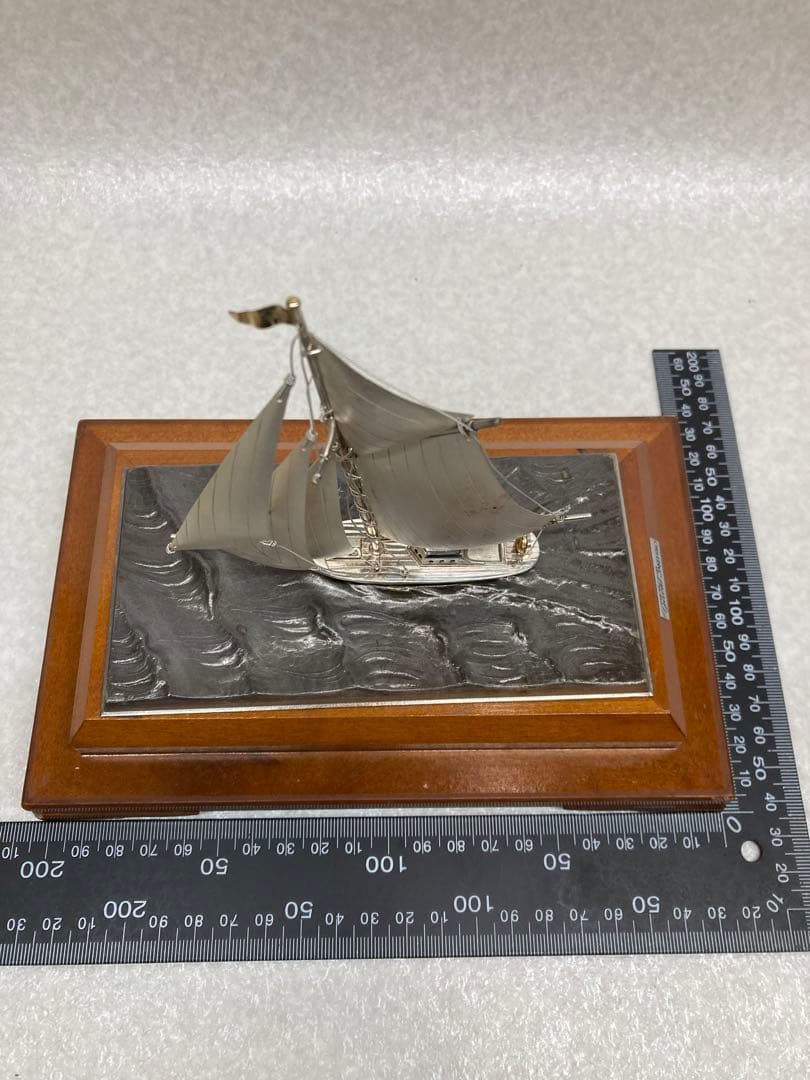 Yacht by TAKEHIKO シルバー 985刻印 武比古 ヨット 置物