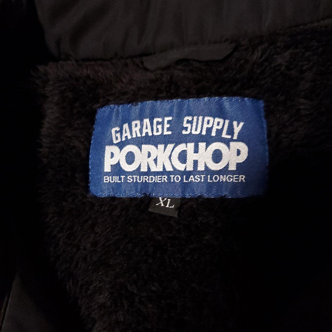 【希少】PORKCHOP 黒XLサイズ ナイロンジャケット