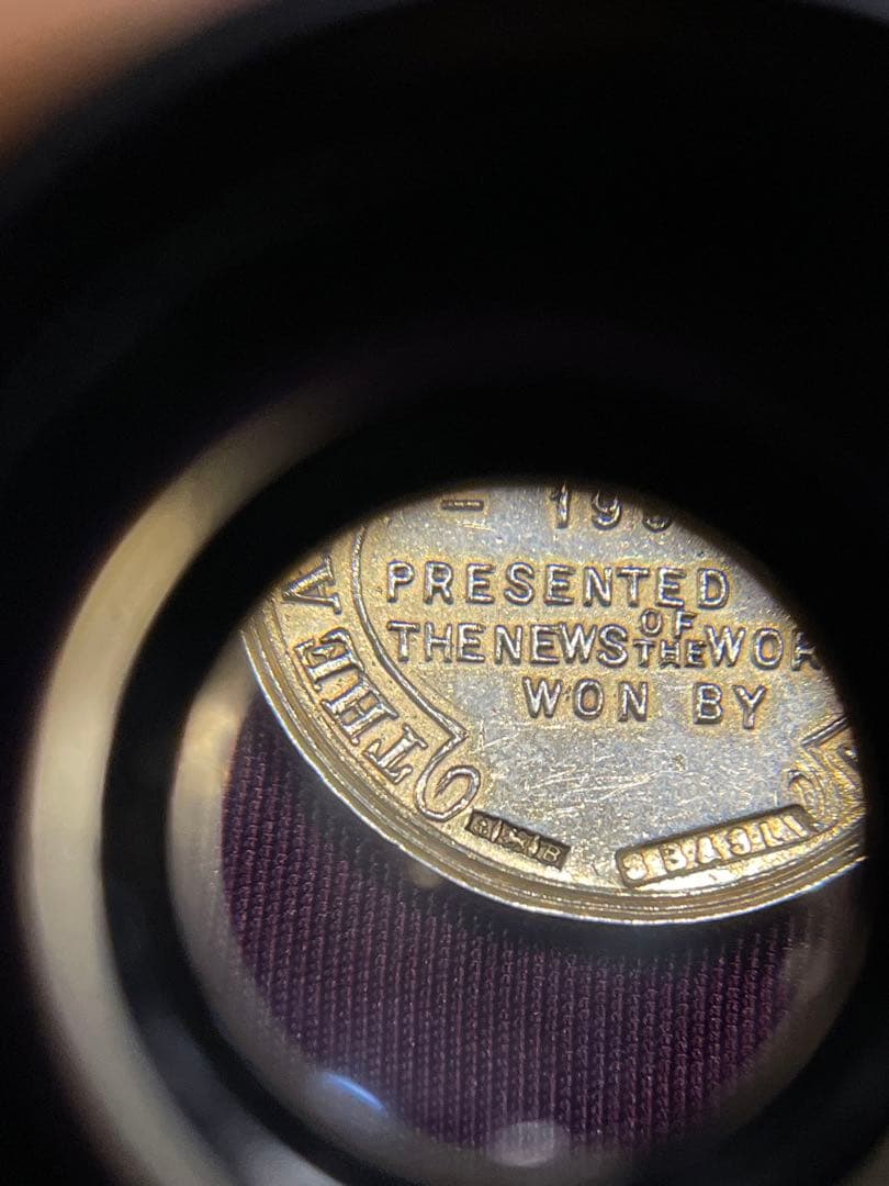 イギリス　アンティーク　スポーツ　シルバー　ゴルフ メダル STERLING