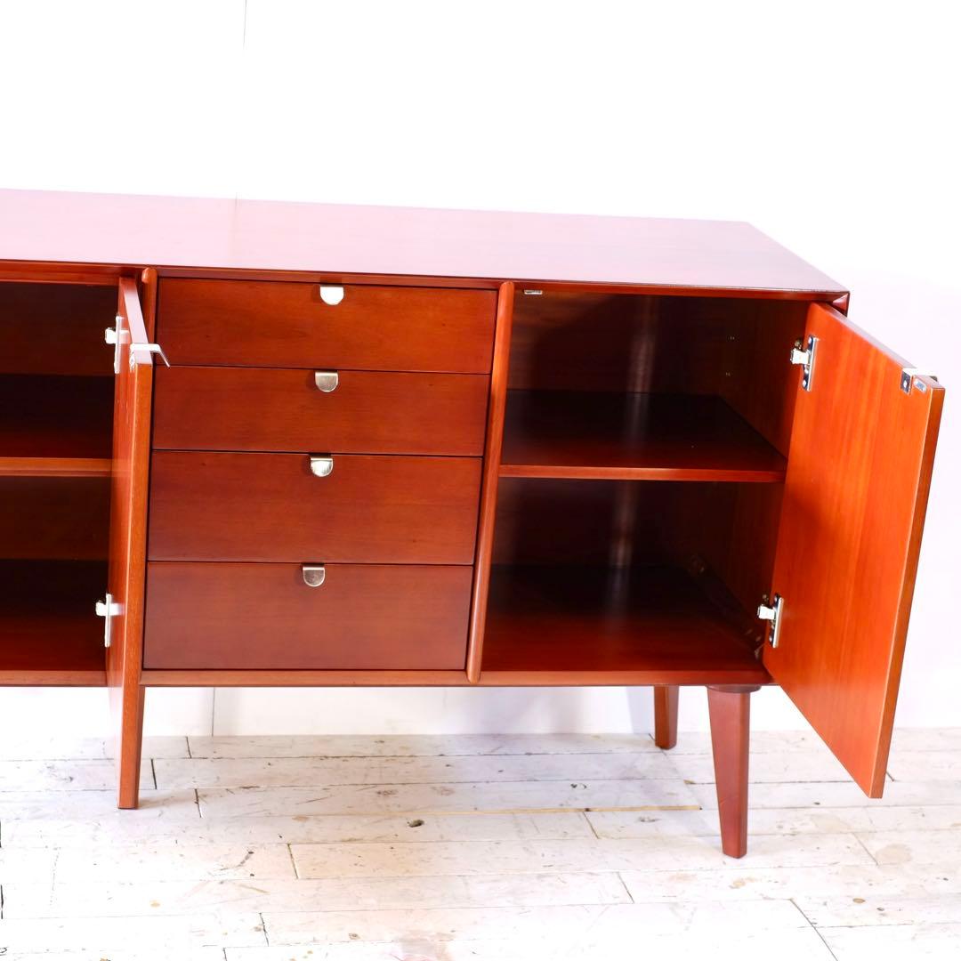 C 新品 160cm リビングボード キャビネット 北欧 ホテル仕様 収納