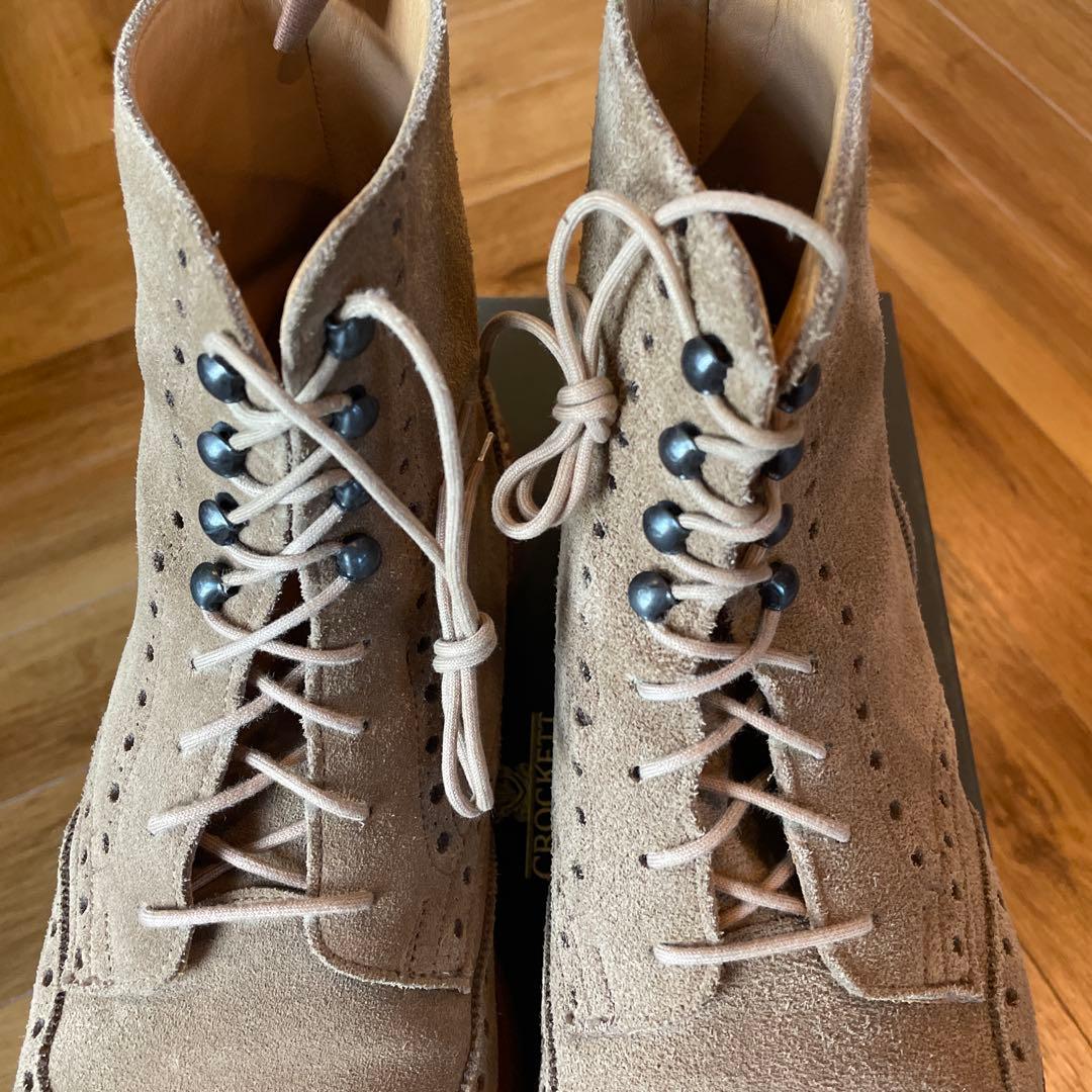 クロケット&ジョーンズスエードブーツ7.5