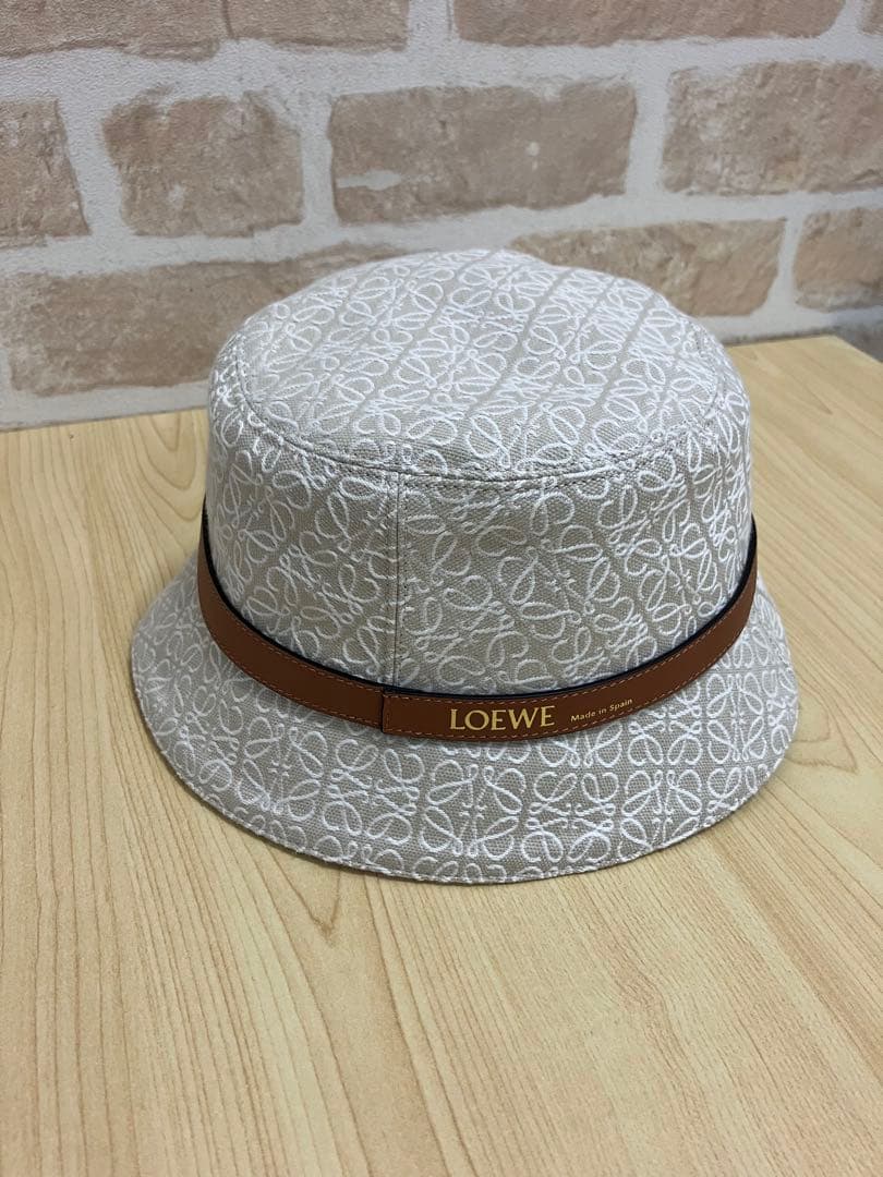 【極美品】LOEWE ロエベ アナグラムジャガード バケットハット