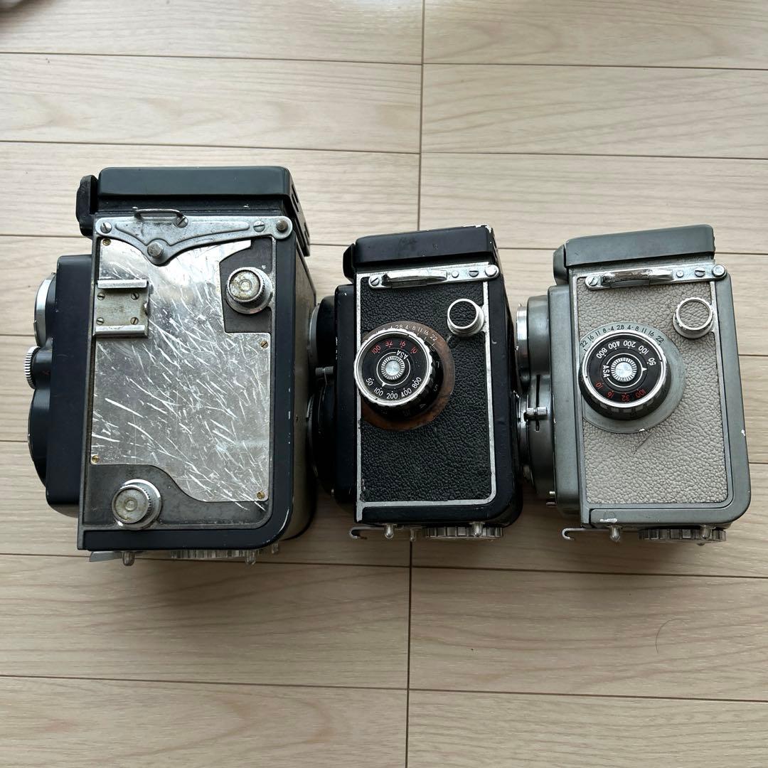ジャンク 二眼レフカメラ 3台セット YASHICA D PRIMO JR