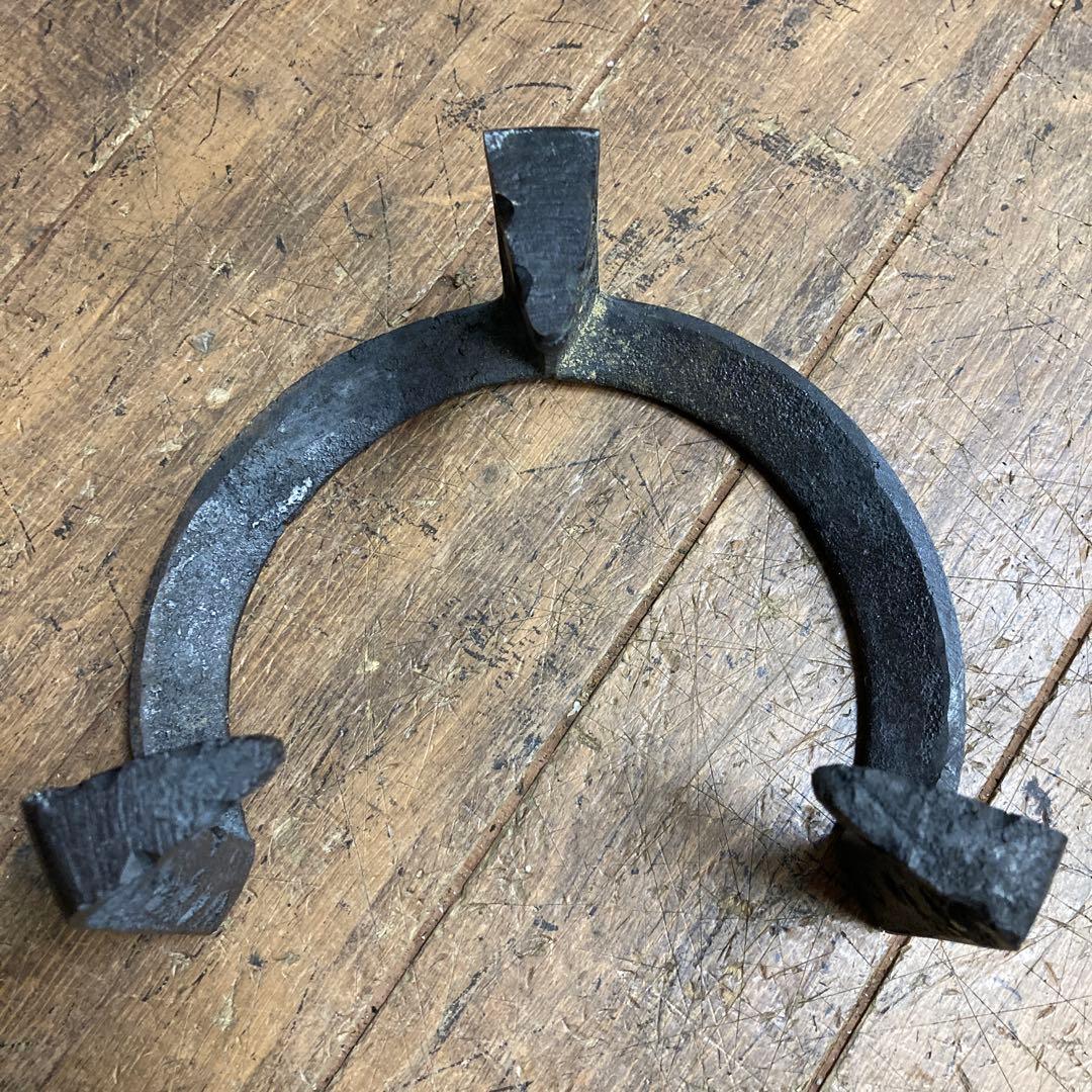 A-1 昭和レトロ 唐銅 風炉 茶道具 火鉢 古道具 古民家 和風和モダン