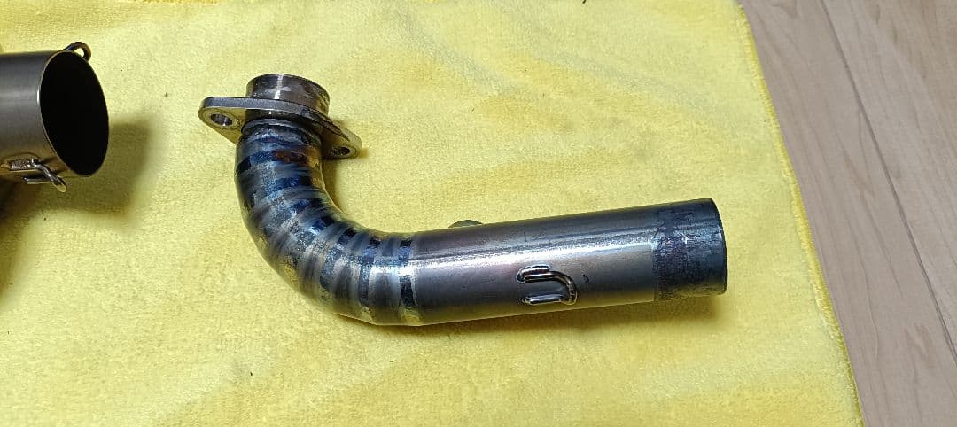 シグナスX　2型　チャンピオン　ホットラップ製マフラー　チタン