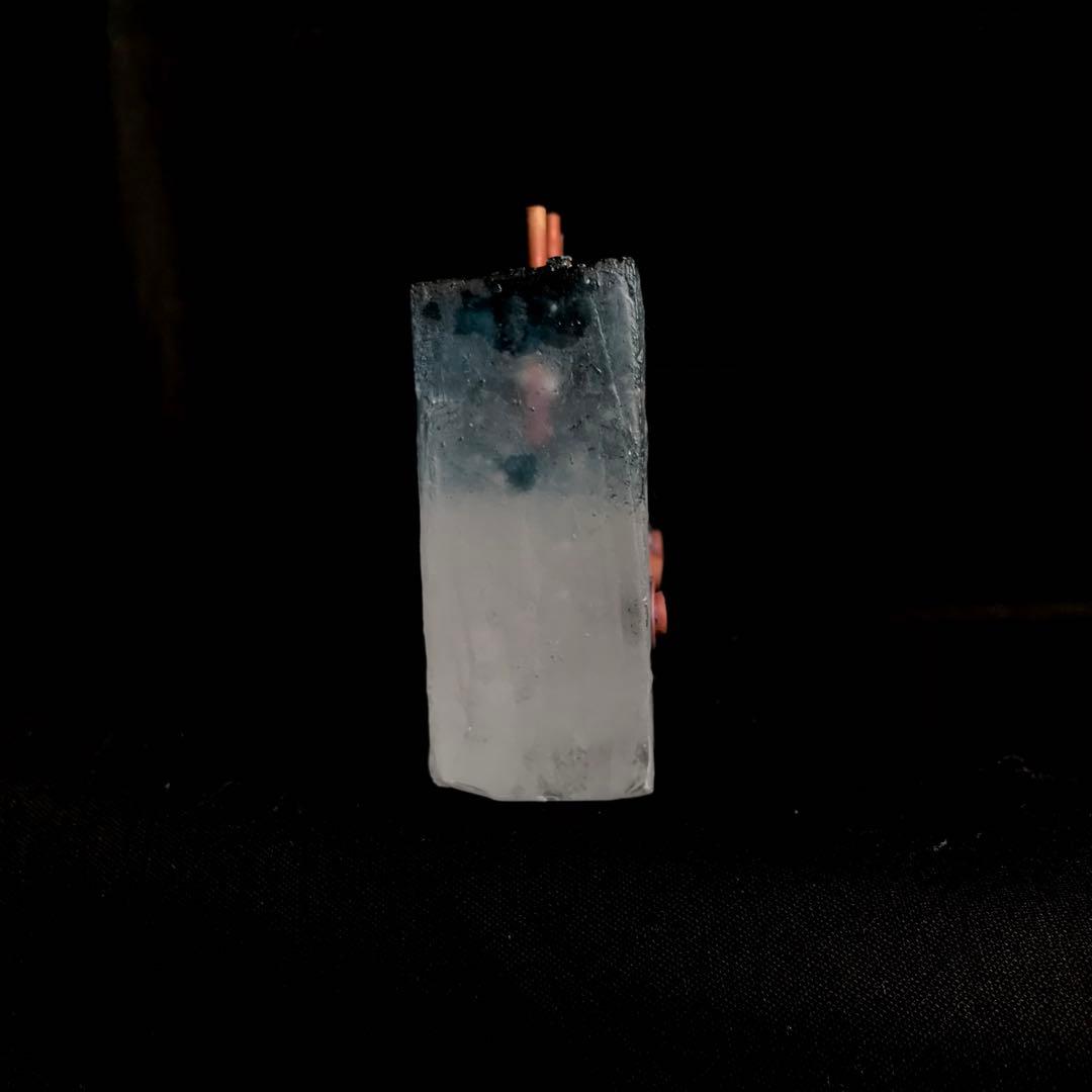 ガラス作家　佐伯泰典作　「夢工場　夜の天蓋」type.2