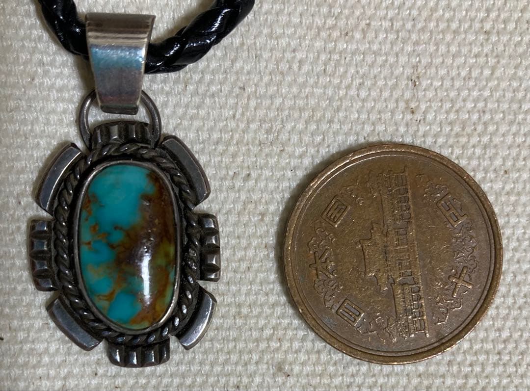 ターコイズ シルバー950 ペンダント インディアンジュエリー