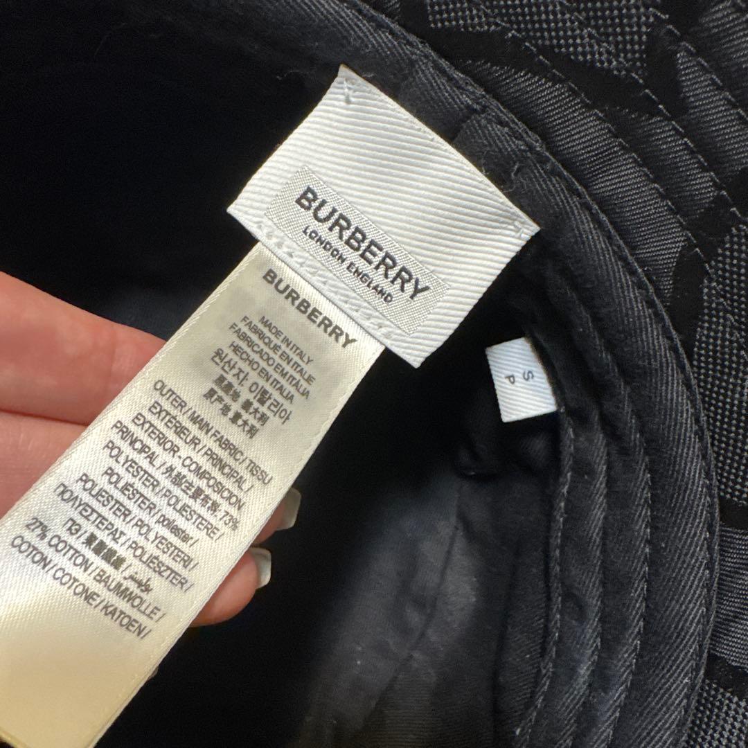 Burberry モノグラムバケットハット男女兼用