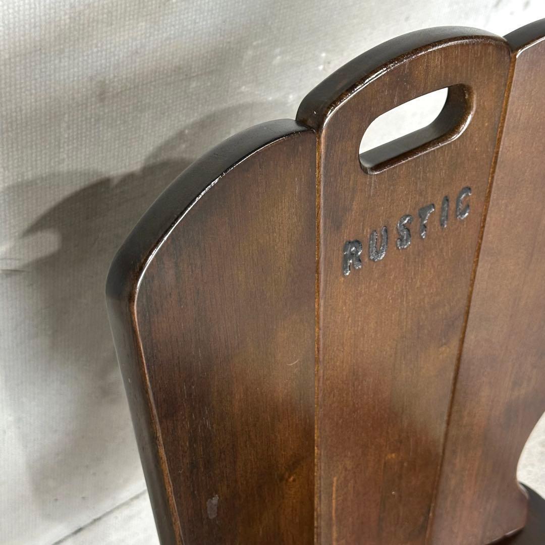✦karimoku✦ カリモク RUSTIC チェア／ニング 椅子／昭和レトロ
