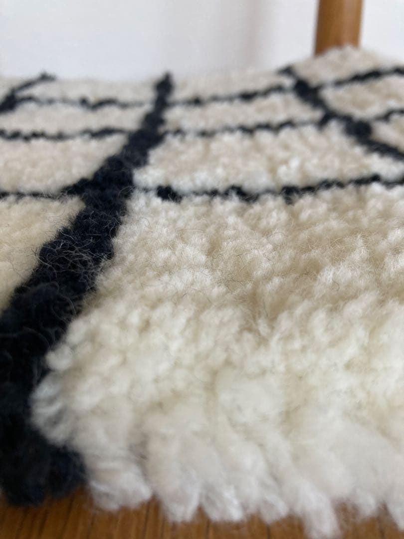 ノッティング織り　椅子敷