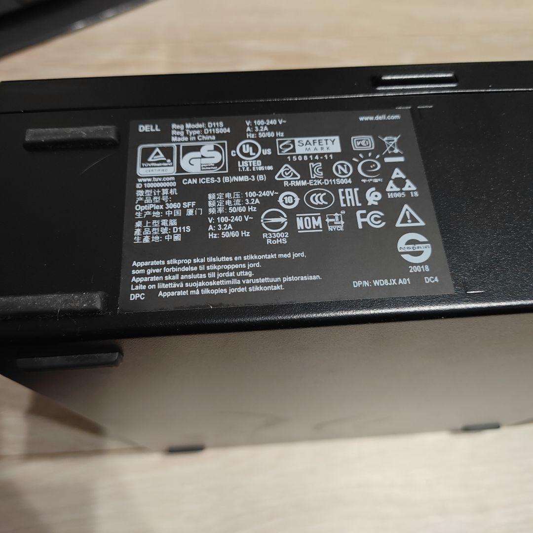 DELL Optiplex 3060 SFF デスクトップPC