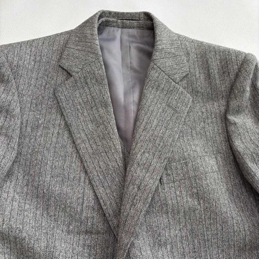 美品 バーバリー スーツ スリーピース セットアップ Sサイズ ストライプ