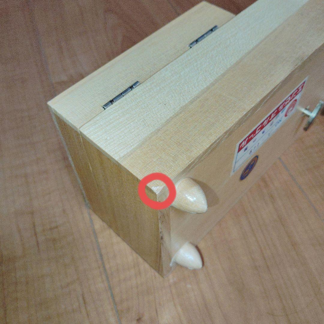 [当時物]　水森亜土ちゃん　オルゴール　木製　アクセサリーケース