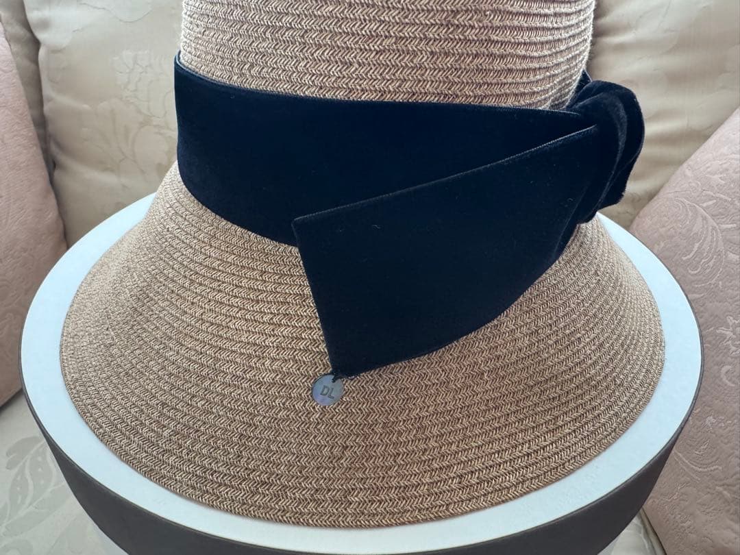 デイジーリン Hat Audrey 麦わら帽子 ベロアリボン