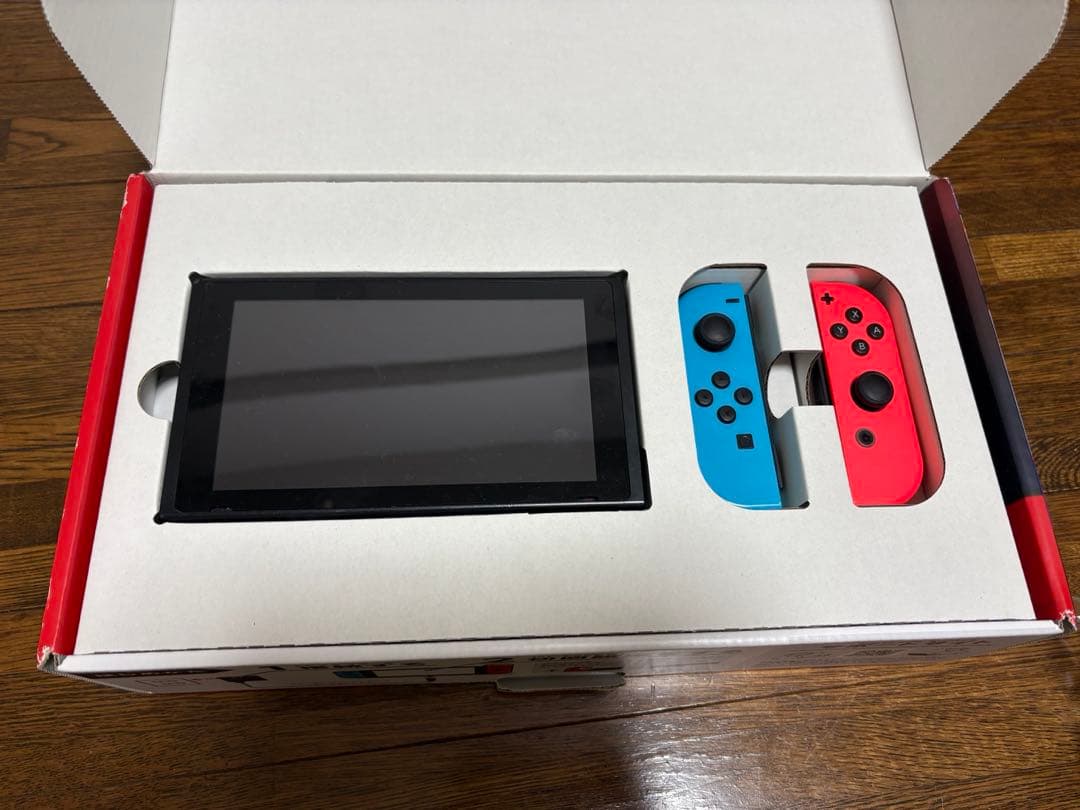 Nintendo Switch 本体青/オレンジ Joy-Con付き　ジャンク品