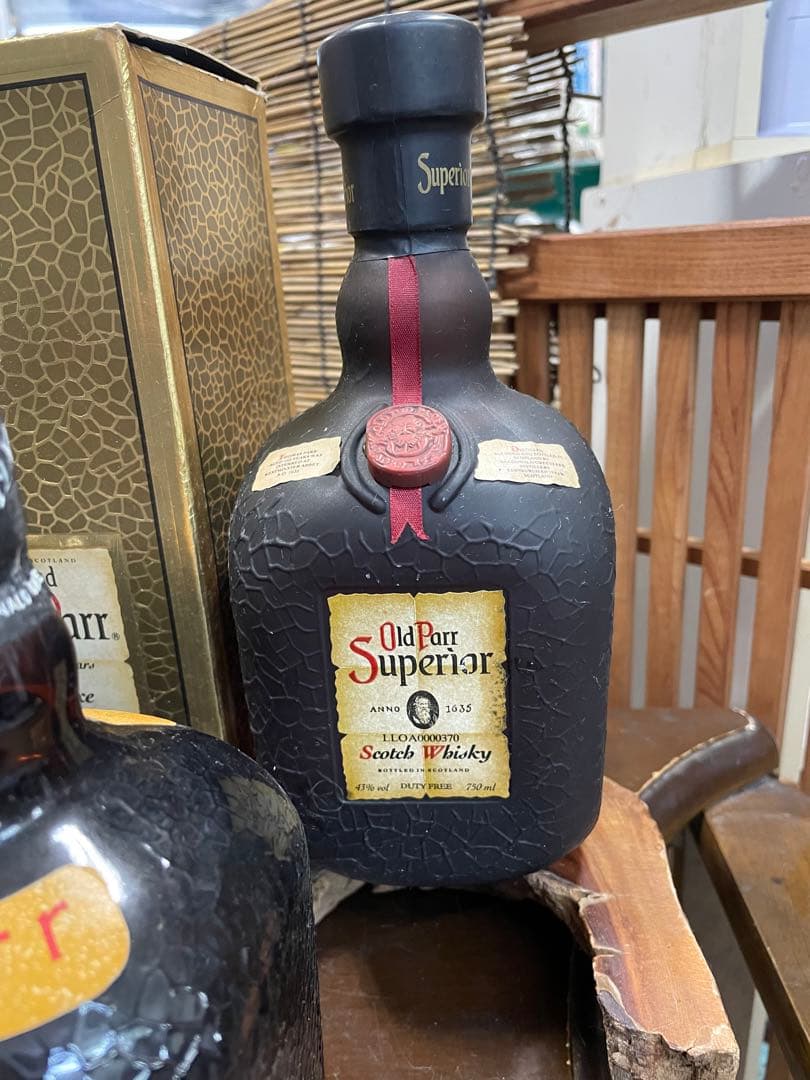 ヴィンテージ　オールドパー　スペリオール　他１２年４本　古酒　大値引きしますね