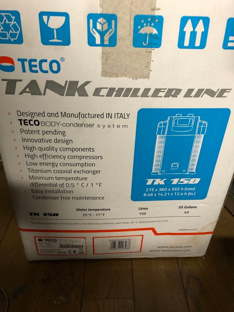 未開封新品　水槽用クーラー　TECO TK150
