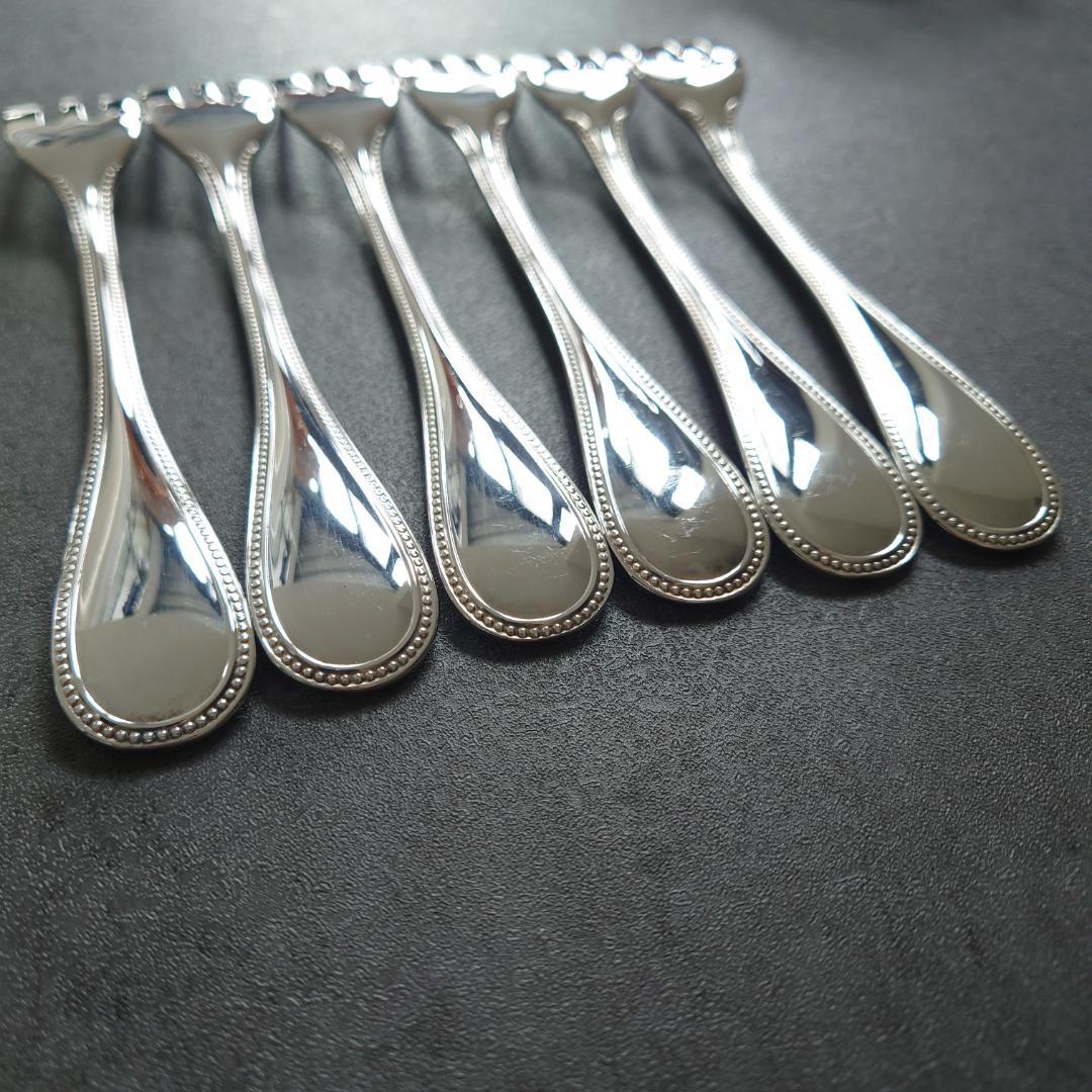 美品 クリストフル パール ケーキフォーク 6点