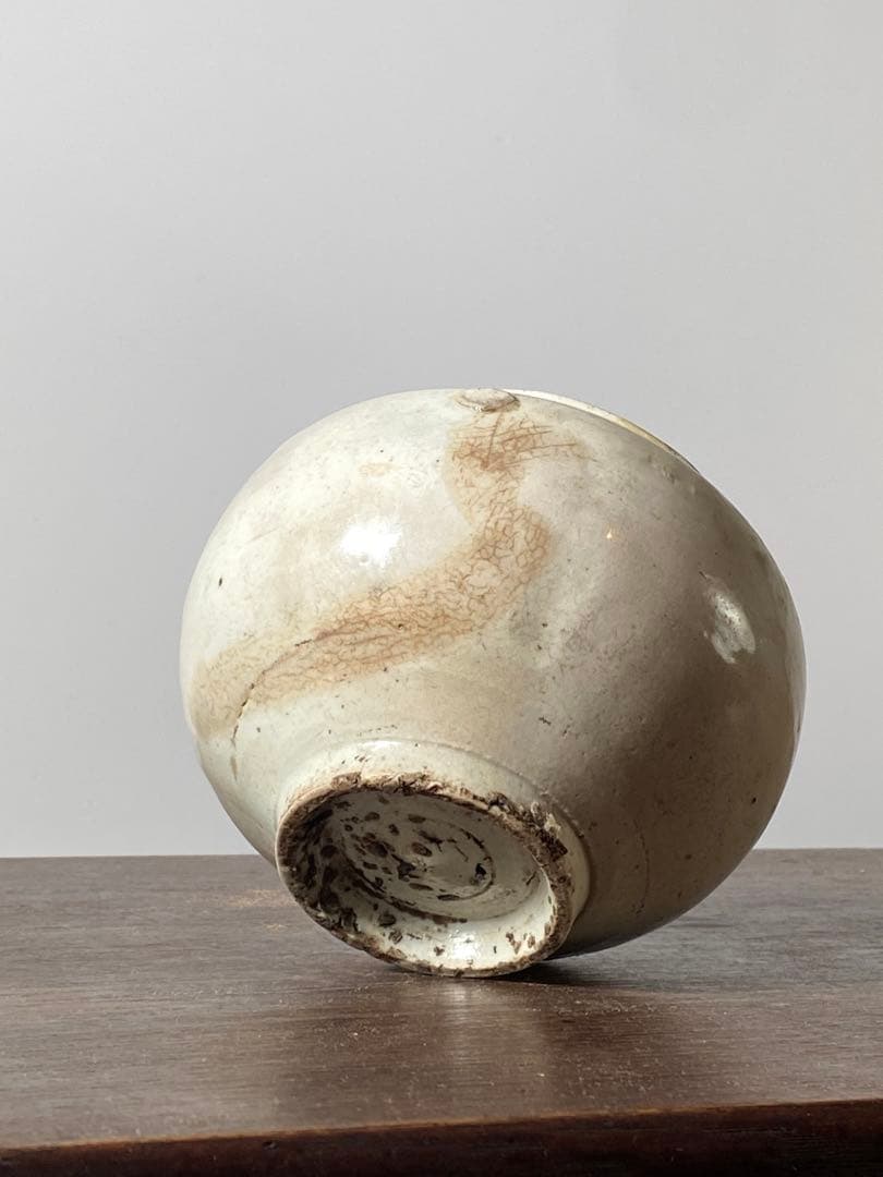 李朝　壺　小壺　白磁　花瓶　花生け