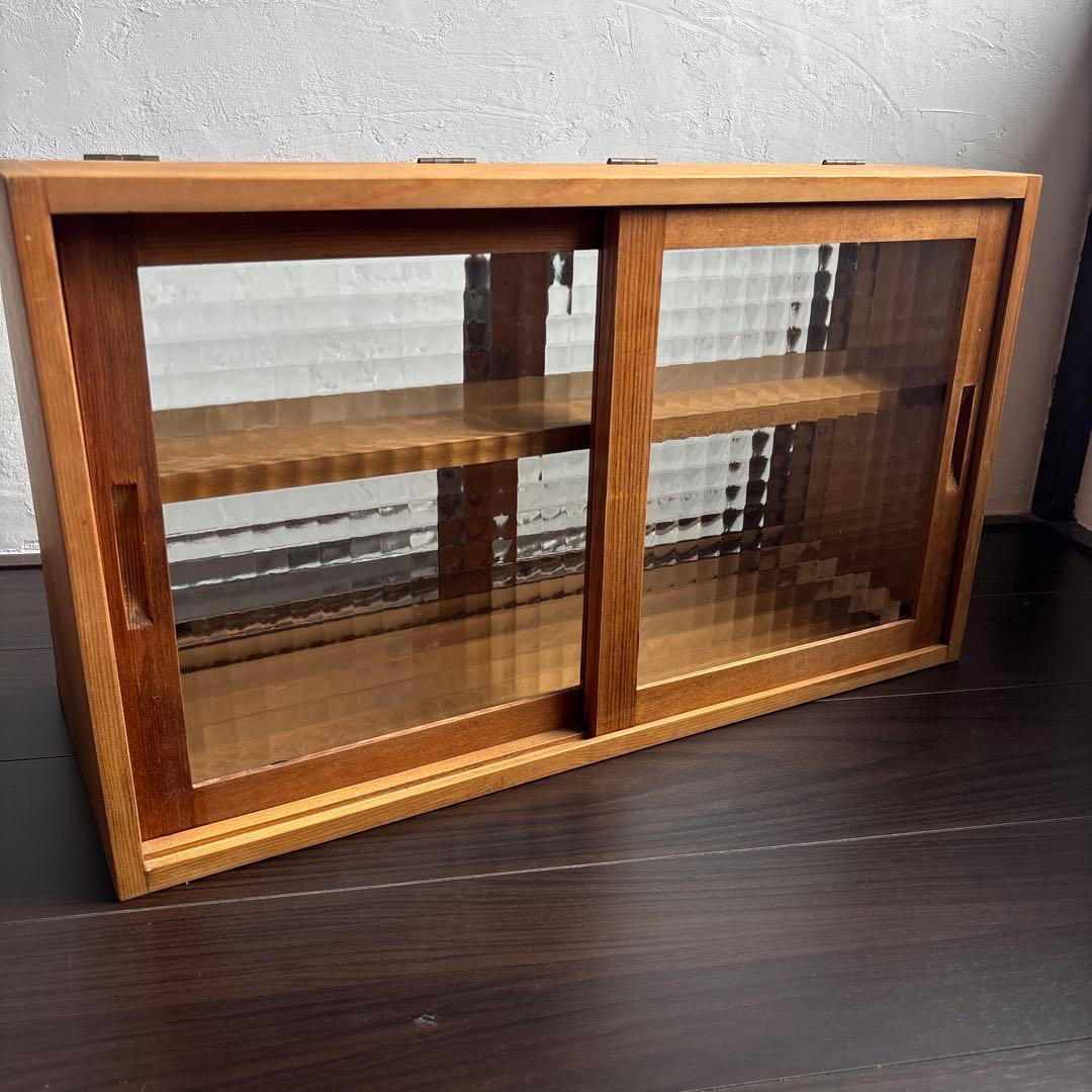 木製 キッチン 収納 ショーケース 収納ラック 調味料 レトロ アンティーク