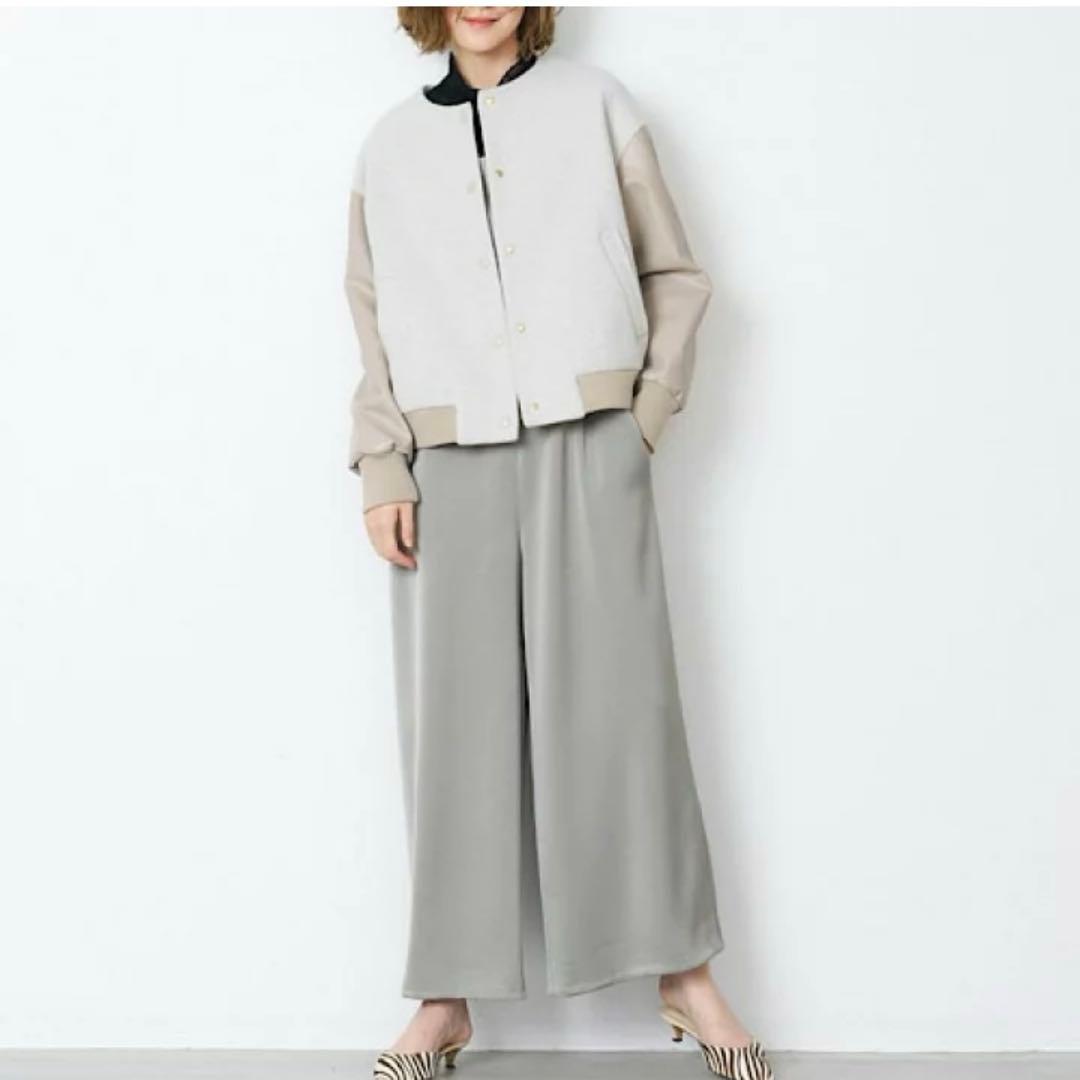 【新品】MICA&DEAL ノーカラージャケット ブルゾン 日本製