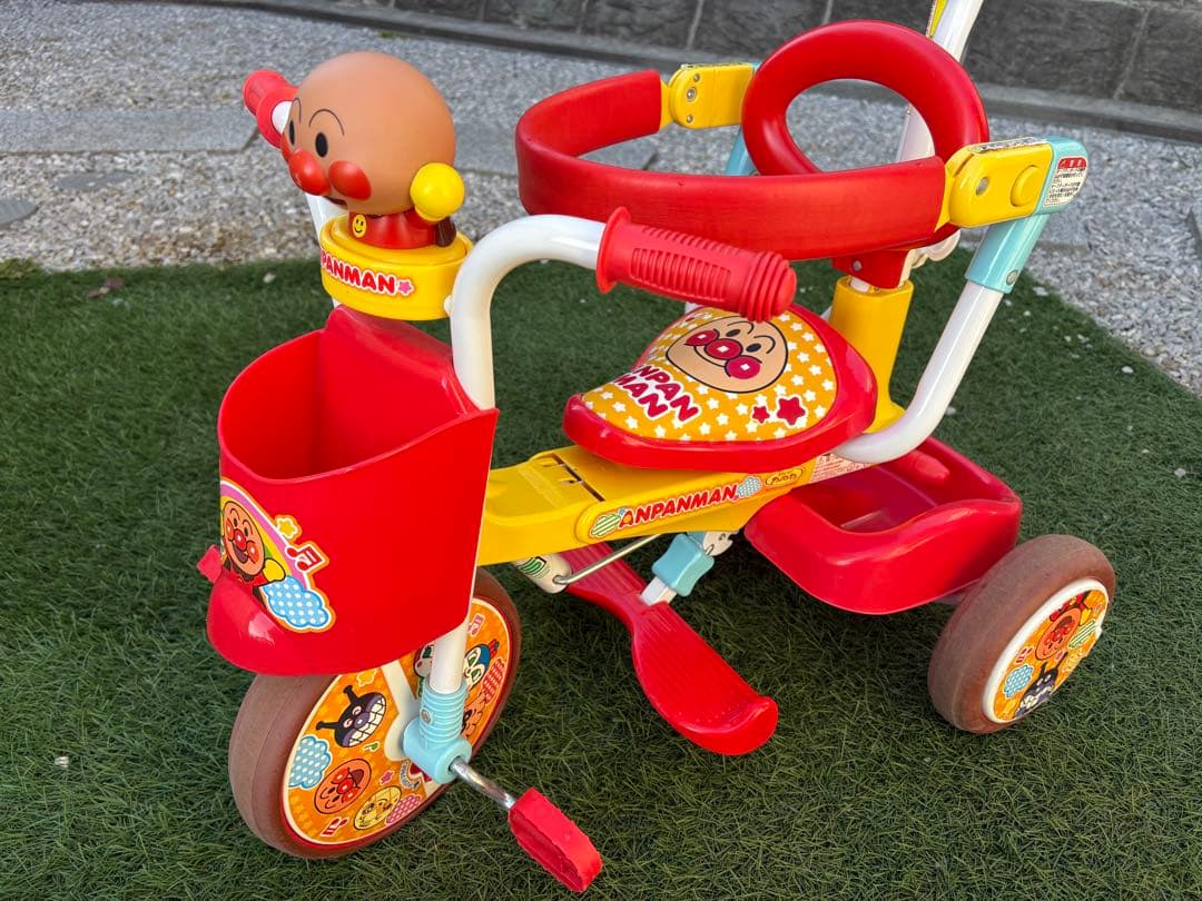 お値下げ✩それいけ！アンパンマン オールインワンUPII 折りたたみ三輪車