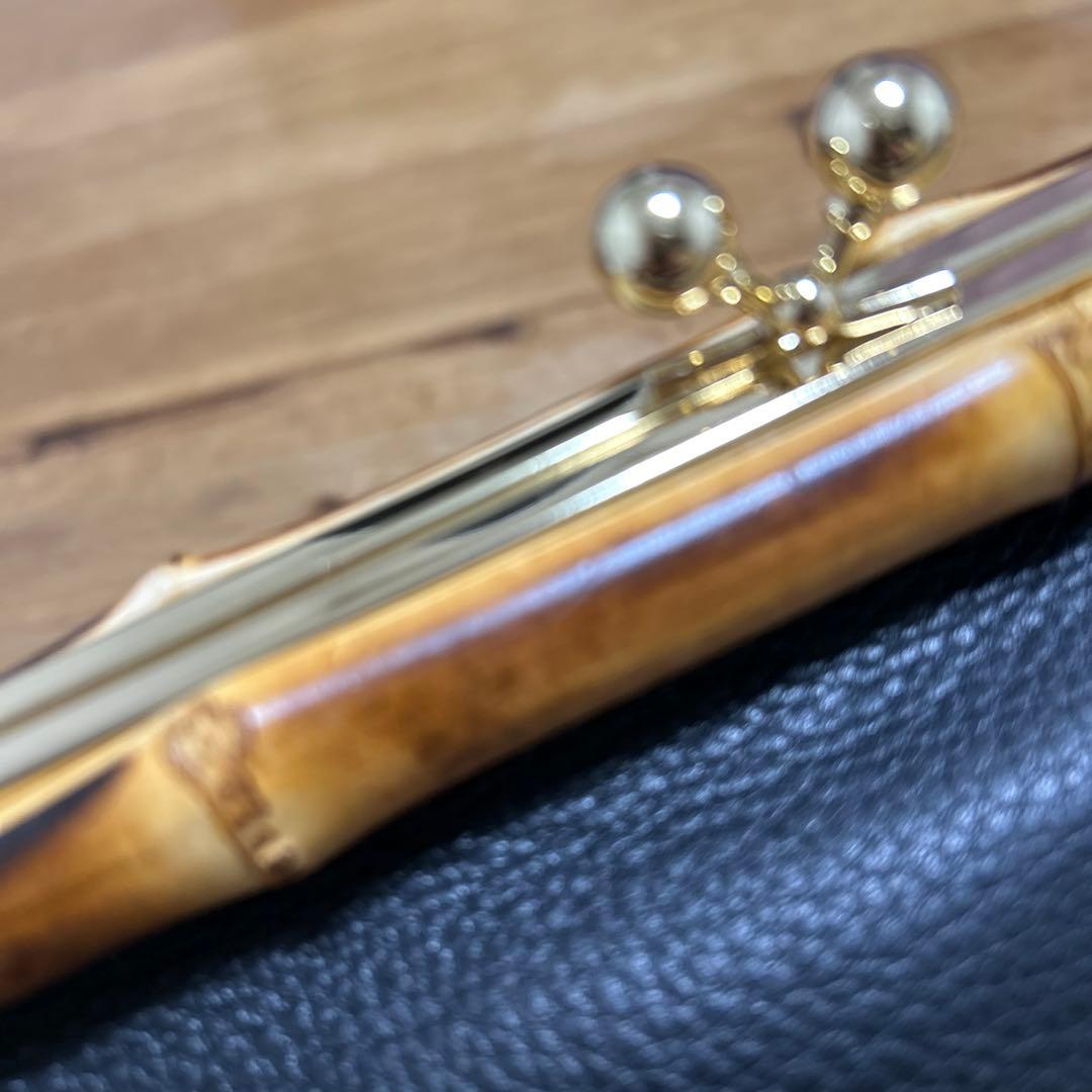 シ*ュ様 新品未使用　POMTATA 牛革　ハンドバッグがま口スコットクラブ系