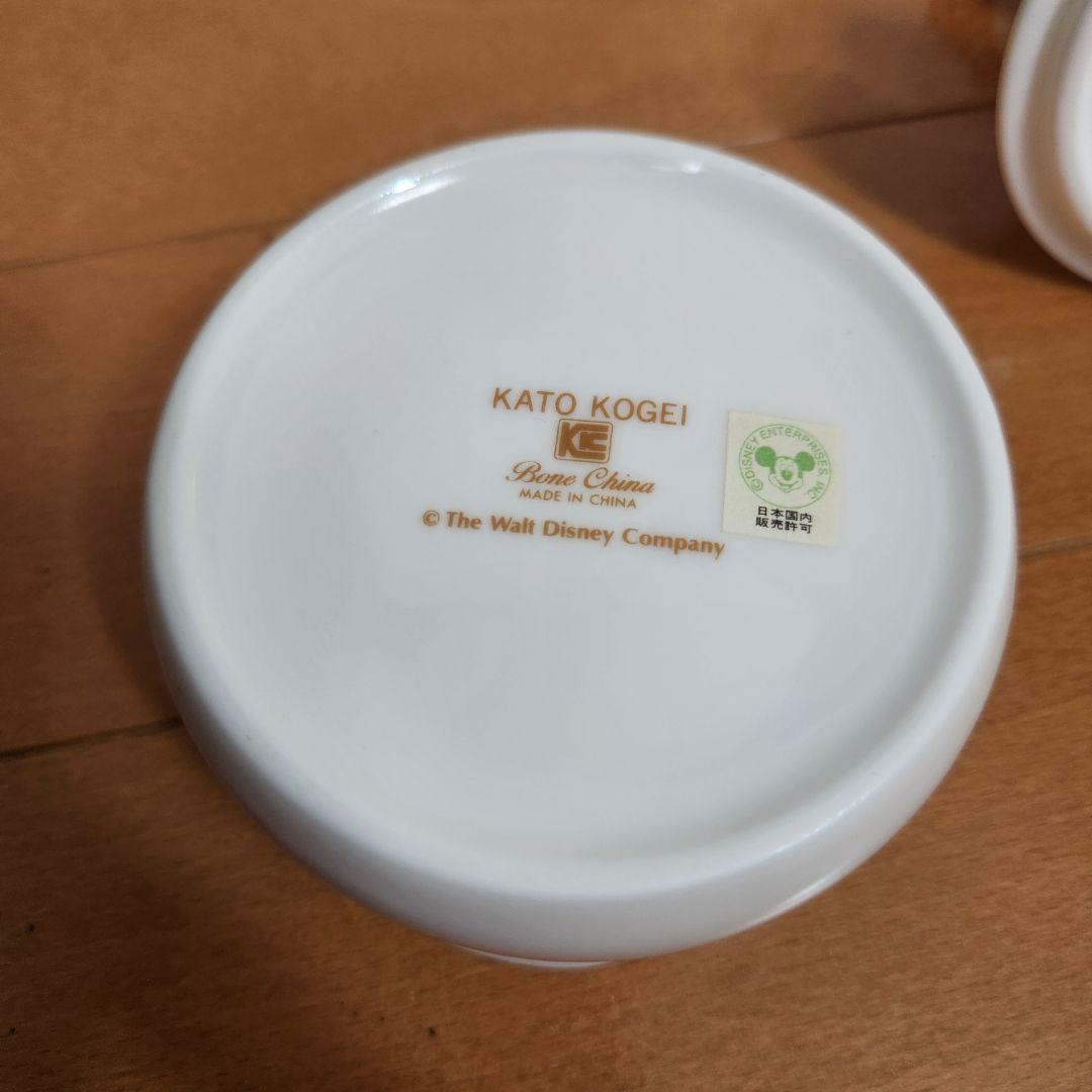 入手困難！加藤工芸 ディズニー 陶器製 小物入れ 4点セット