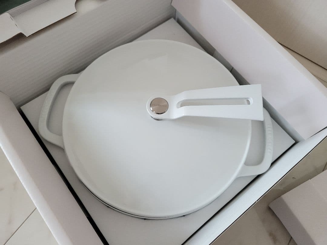 【新品】バーミキュラ オーブンポット2 浅型 22cm シーソルトホワイト