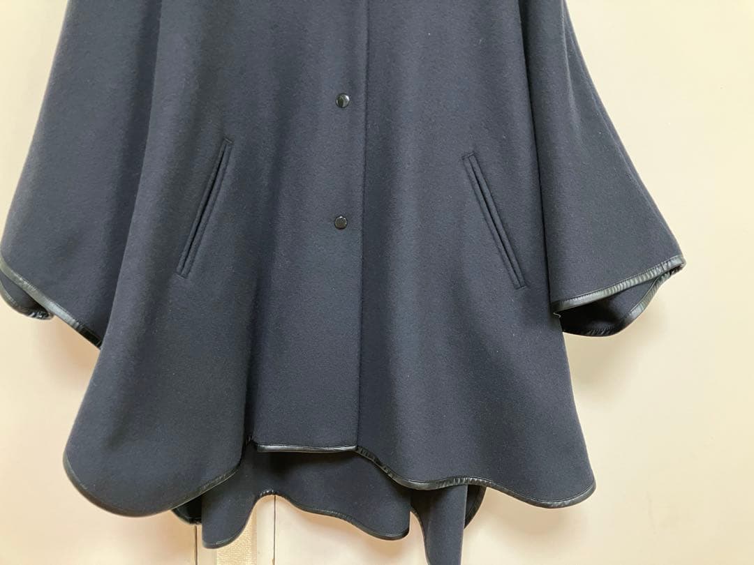 JOINT WORKS J-Milliorメルトンポンチョ　ネイビー