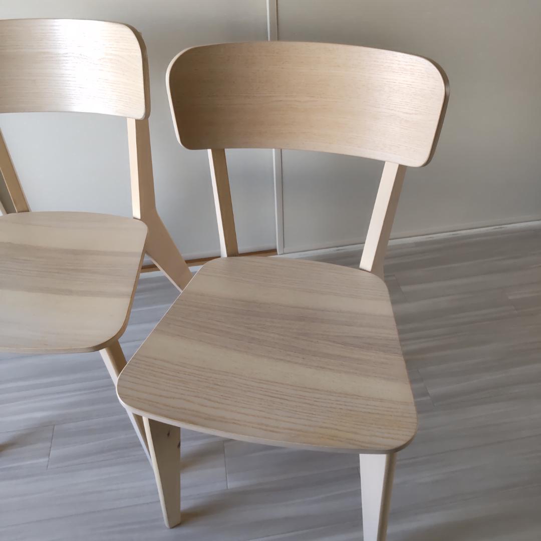 IKEA リーサボー チェア アッシュ 椅子 無垢材 アッシュ 2脚セット