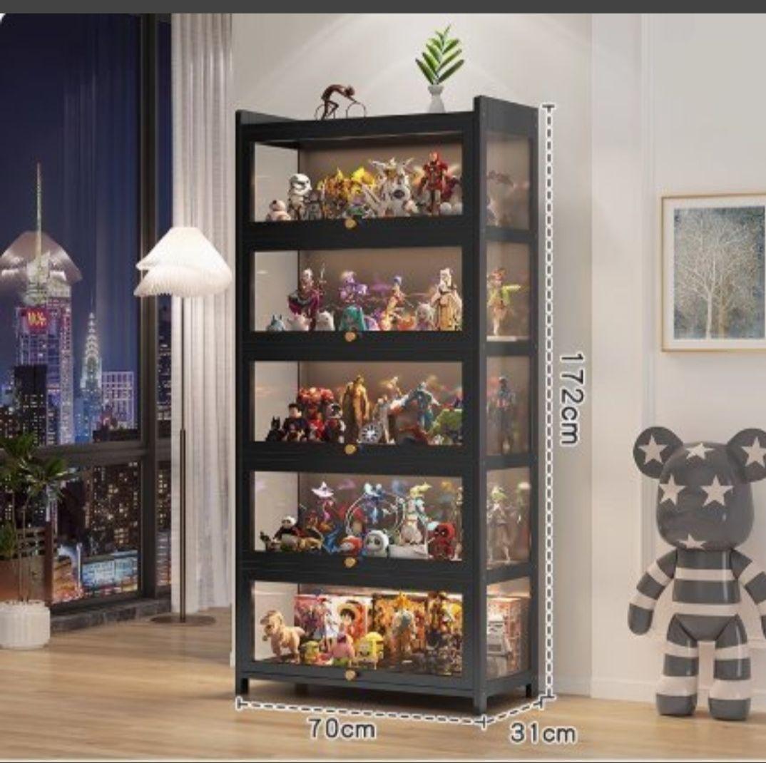 ショーケース フィギュア ディスプレイキャビネット コレクションケース 木製