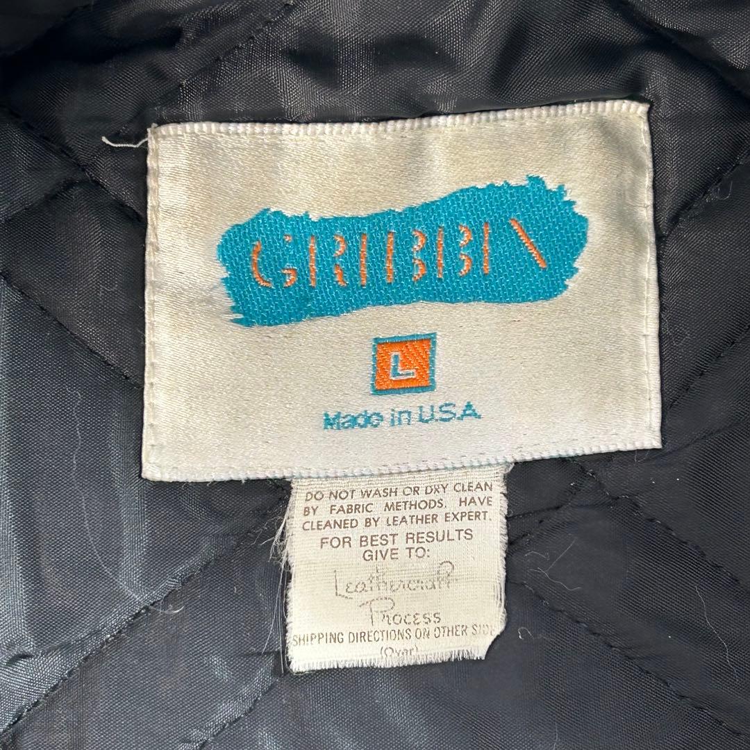 【USA製】90s 希少 ハードロックカフェ スタジャン 刺繍 ニューヨーク L