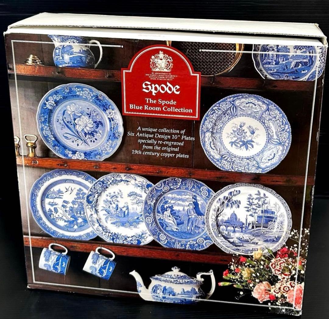 スポード　ブルールーム コレクション　フローラル　プレート 6枚　未使用品