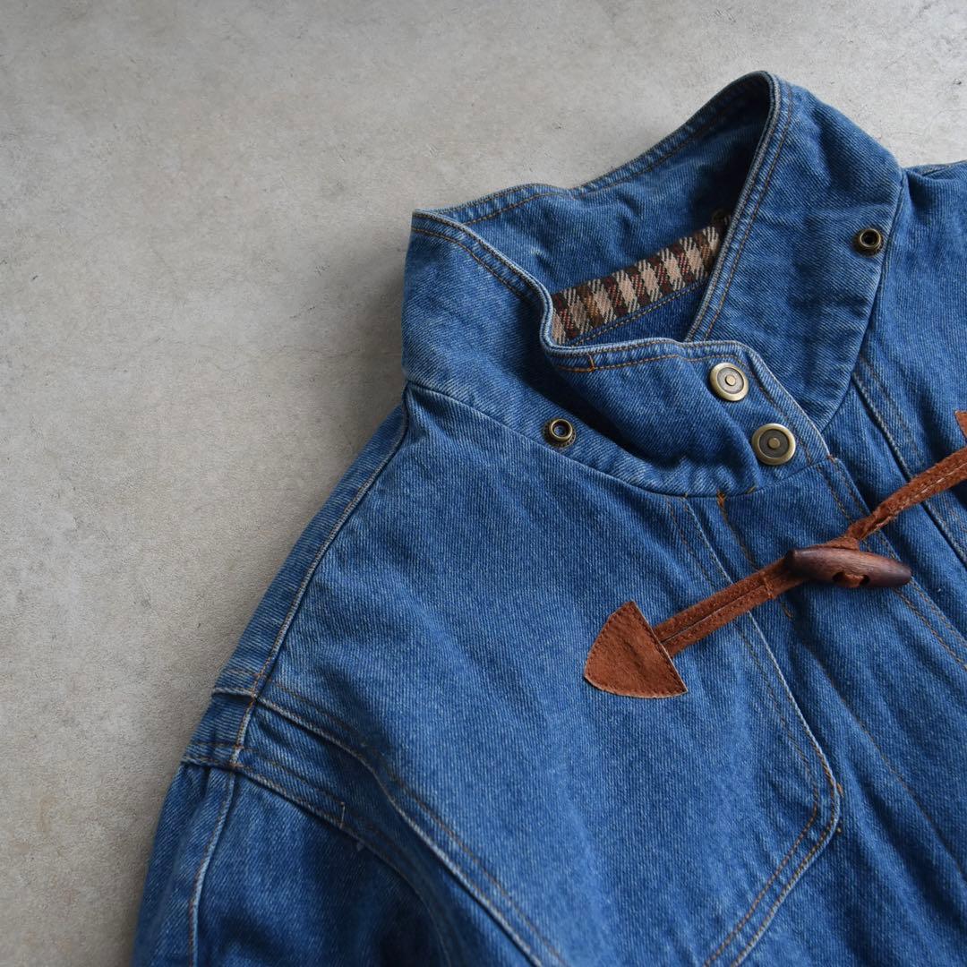 90s FORENZAフォレンツァ デニムダッフルコート M 未使用ヴィンテージ