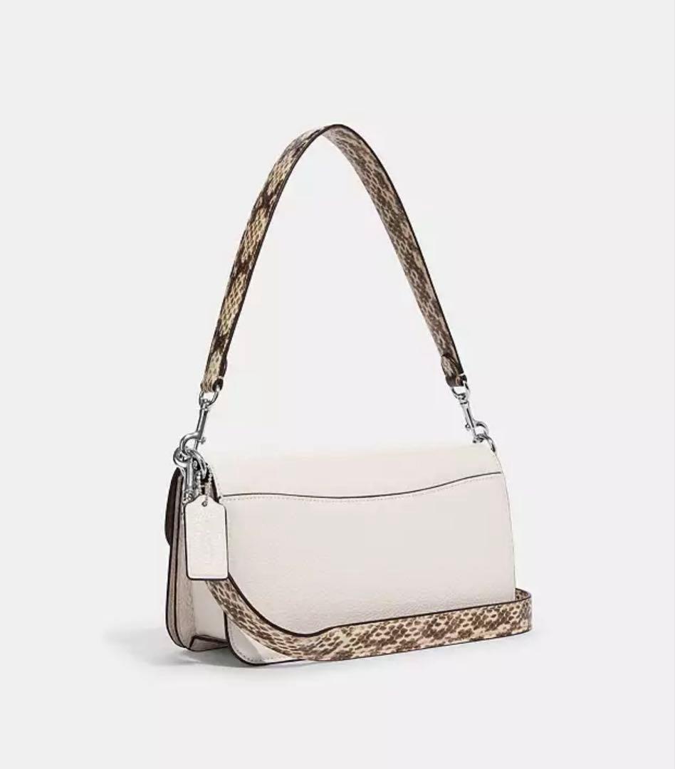 モーガン ショルダーバッグ ホワイト　coach コーチ