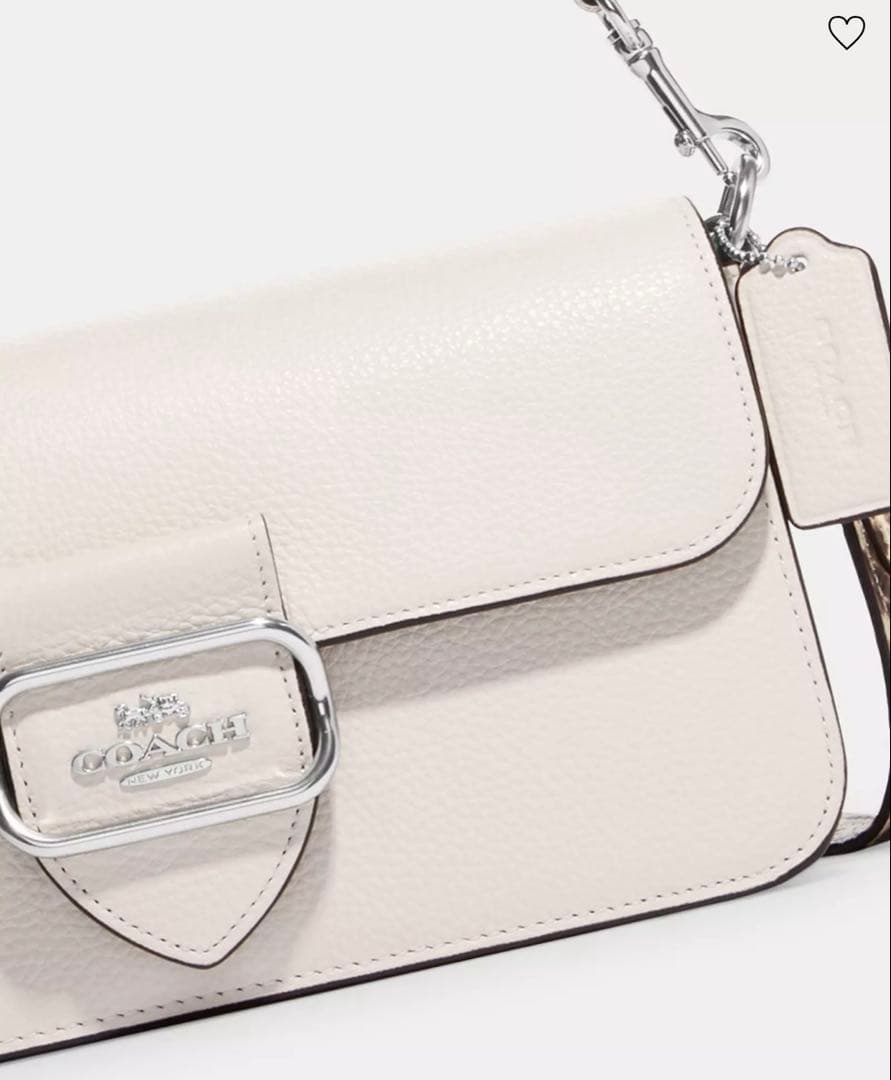モーガン ショルダーバッグ ホワイト　coach コーチ